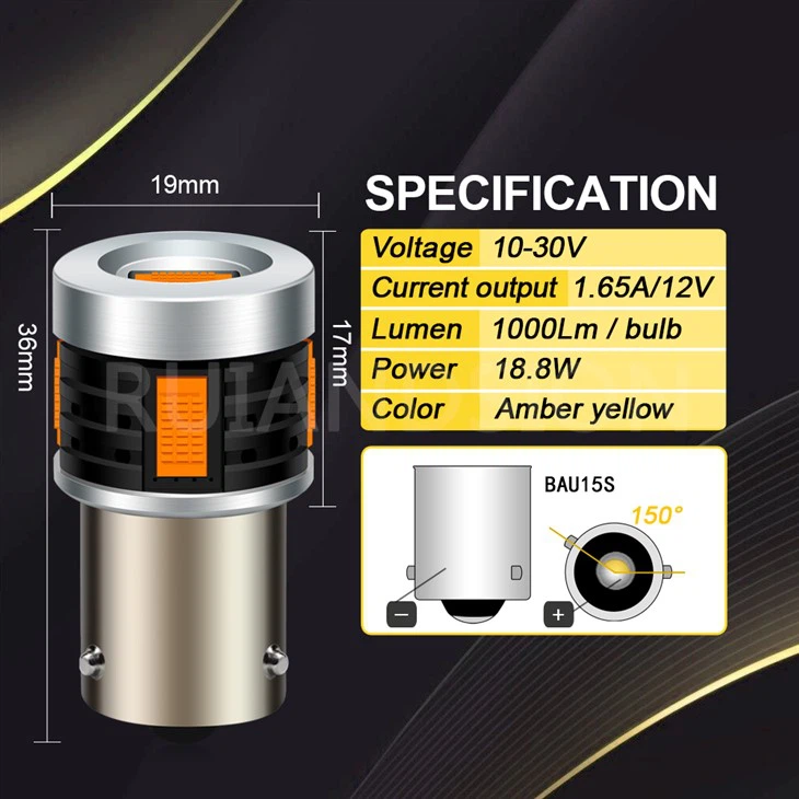 py21w led canbus orange